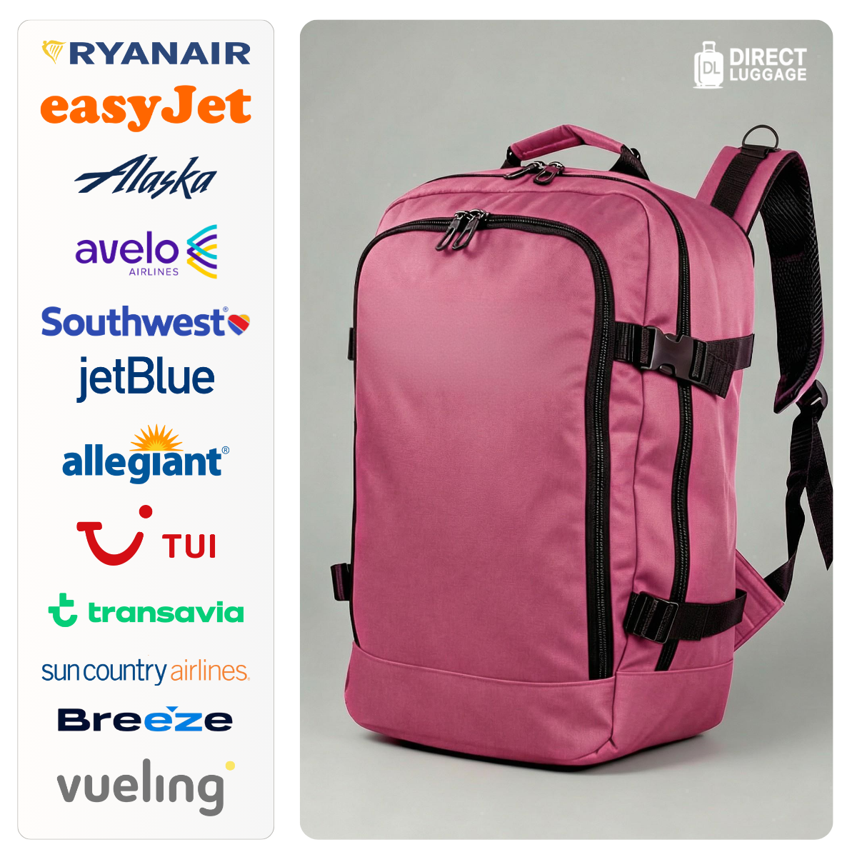 Friu Airline Approved Underseat Cabin Backpack BP-120 (45 × 25 × 20 cm)