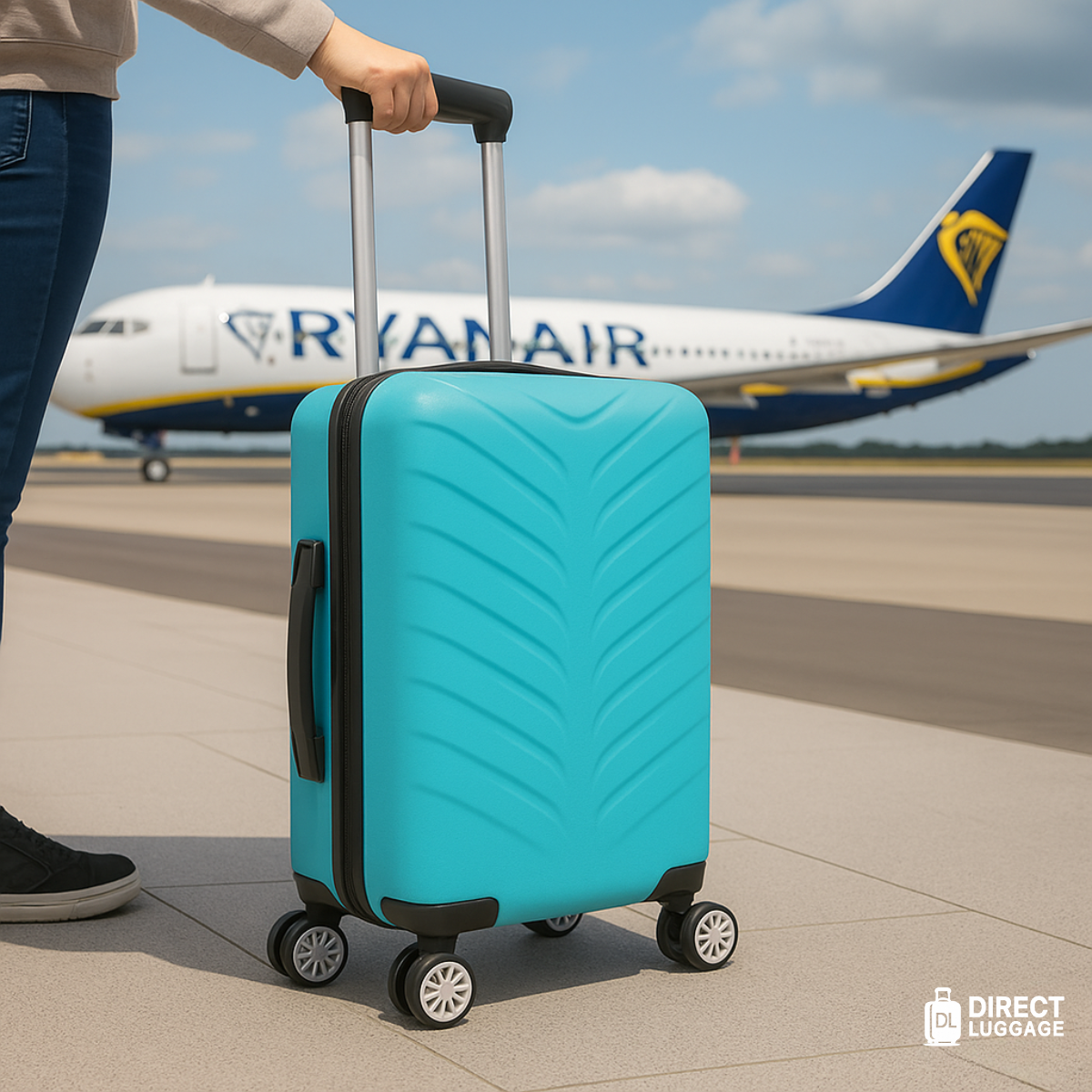 Azure Underseat Detachable Wheels Cabin Cases 1626 (40 x 25 x 20 cm )