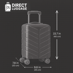 Dumpa Underseat Detachable Wheels Cabin Cases 1627 (40 x 25 x 20 cm )